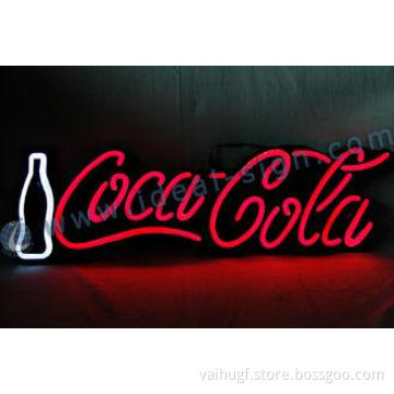 Personalized Word Coca Cola LED Neon Sign Advertising Board